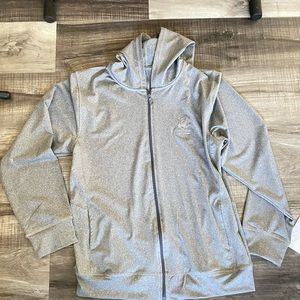 NWT Beverly Hills Polo Club Men's Hoodie Zip- Up Light Sweater Size X Large